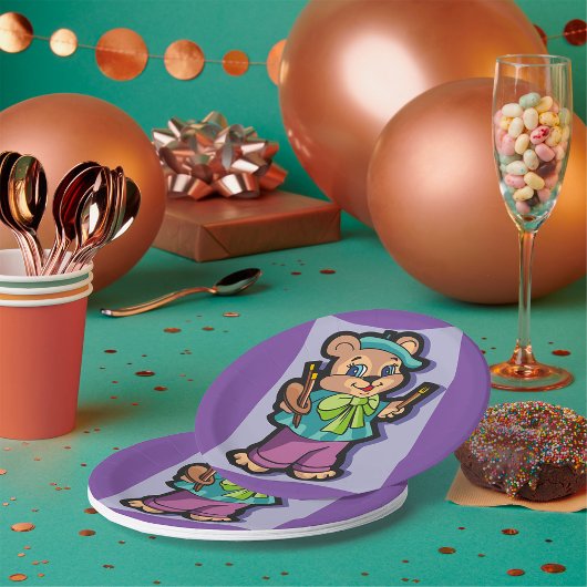 Teddy Bear Artiest Papieren Bordje