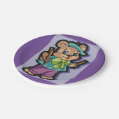 Teddy Bear Artiest Papieren Bordje (Gekanteld)