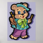 Teddy Bear Artiest Poster (Voorkant)