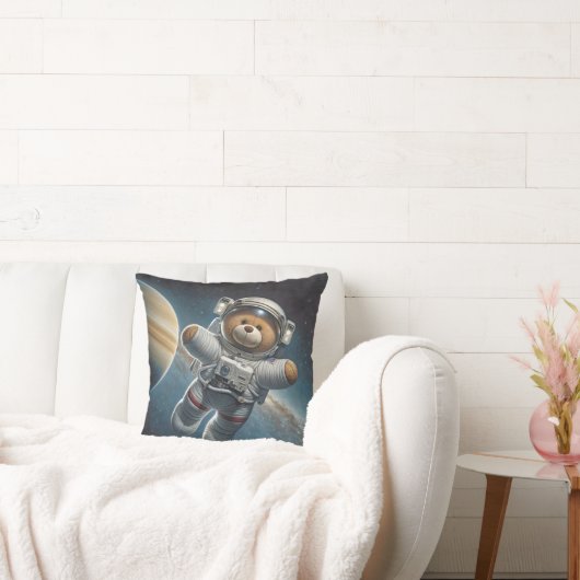 Teddy Bear Astronaut Baby Boy Kussen (Bank)