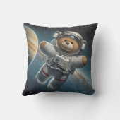 Teddy Bear Astronaut Baby Boy Kussen (Achterkant)