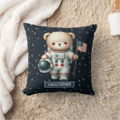 Teddy Bear Astronaut Baby Boy Kussen Kwekerij Deco (Deken)