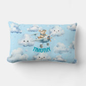 Teddy Bear Aviator Lumbar Pillow Kussen (Voorkant)