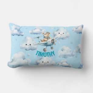 Teddy Bear Aviator Lumbar Pillow Kussen