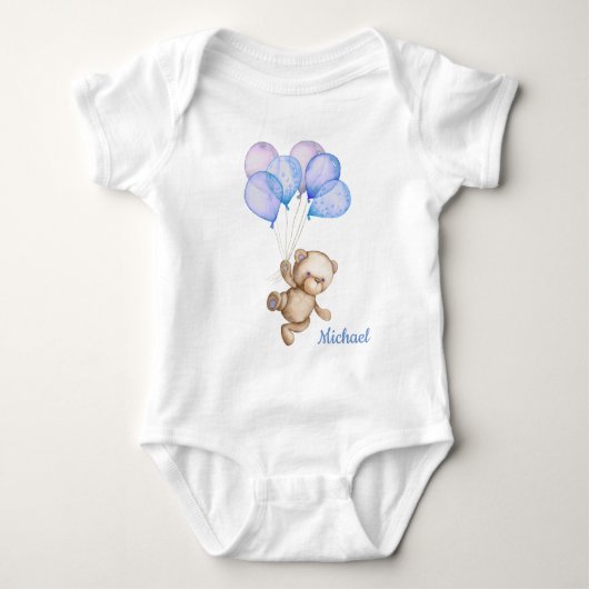 Teddy Bear Baby Baby Bodysuit (Voorkant)