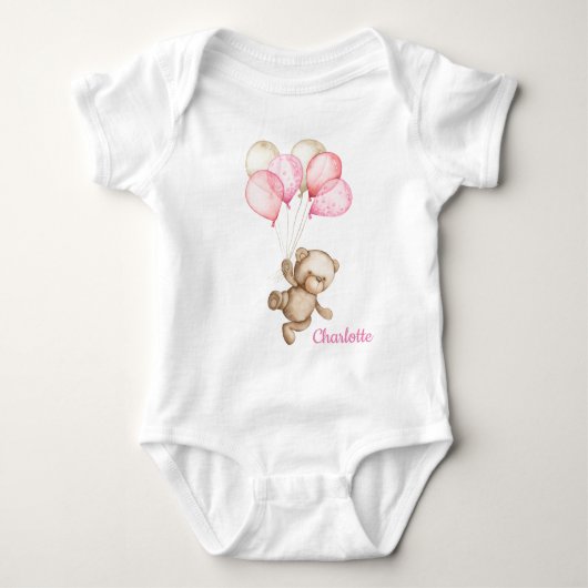 Teddy Bear Baby Baby Bodysuit (Voorkant)