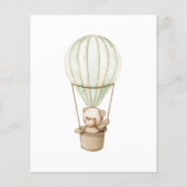 Teddy Bear Baby Baby shower Bucket List (Achterkant)