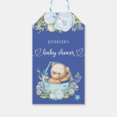 Teddy Bear Baby Baby shower Cadeaulabel (Voorkant)