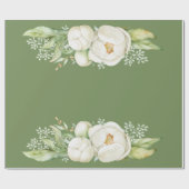 Teddy Bear Baby Baby shower Collectie Cadeaupapier (Vlak)