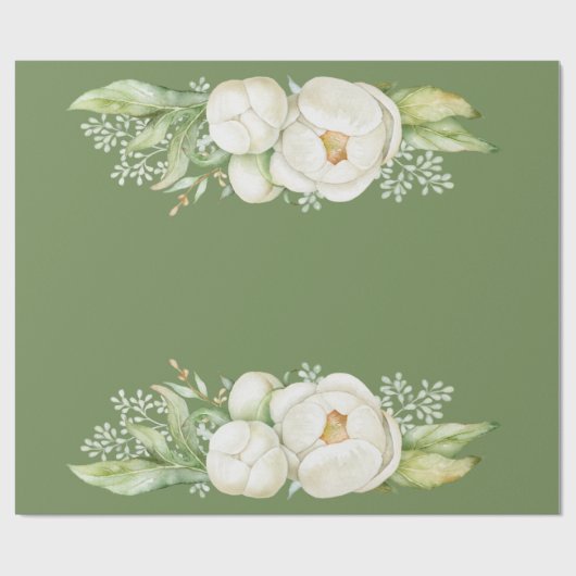 Teddy Bear Baby Baby shower Collectie Cadeaupapier (Vlak)