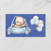 Teddy Bear Baby Baby shower Diaper Raffle Informatiekaartje (Achterkant)