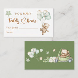Teddy Bear Baby Baby shower Enclosure Kaart