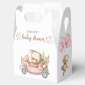 Teddy Bear Baby Baby shower Favor Box Bedankdoosjes (Geopend)
