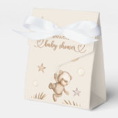 Teddy Bear Baby Baby shower Favor Box Bedankdoosjes (Voorkant Zijde)