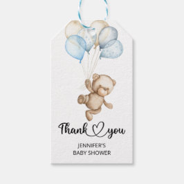 Teddy Bear Baby Baby shower Gift Labels Cadeaulabel