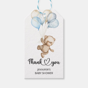 Teddy Bear Baby Baby shower Gift Labels Cadeaulabel