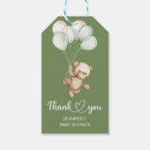Teddy Bear Baby Baby shower Gift Labels Cadeaulabel (Voorkant)