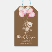 Teddy Bear Baby Baby shower Gift Labels Cadeaulabel (Voorkant)