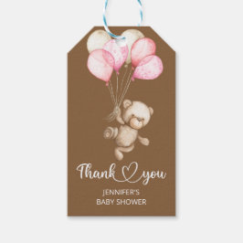 Teddy Bear Baby Baby shower Gift Labels Cadeaulabel