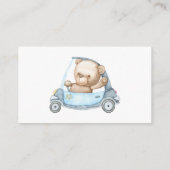 Teddy Bear Baby Baby shower Informatiekaartje (Achterkant)
