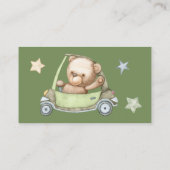 Teddy Bear Baby Baby shower Informatiekaartje (Achterkant)