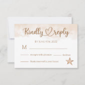 Teddy Bear Baby Baby shower RSVP Kaartje (Voorkant)