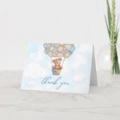 Teddy Bear Baby Bedankkaart (Voorkant)