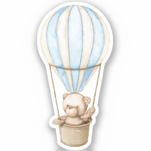 Teddy Bear Baby Beer Cute Animal Sticker (Voorkant)