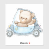 Teddy Bear Baby Beer Cute Animal Sticker (Vel)