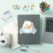 Teddy Bear Baby Beer Cute Animal Sticker (iPad Cover)