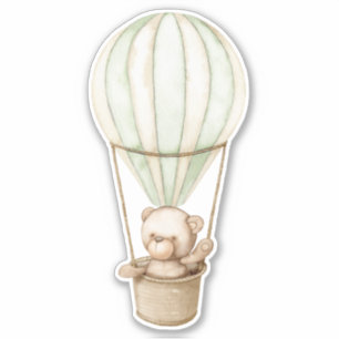 Teddy Bear Baby Beer Cute Animal Sticker