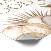 Teddy Bear Baby Beer "Raad het Baby eten" Poster (Hoek)