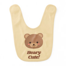Teddy Bear Baby Bib