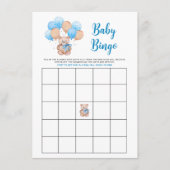 Teddy Bear Baby Bingo Spel Kaart (Voorkant)