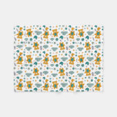 Teddy Bear Baby Blanket Fleece Deken (Voorkant (Horizontaal))