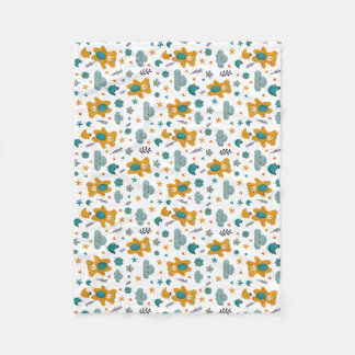 Teddy Bear Baby Blanket Fleece Deken