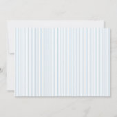 Teddy Bear Baby Boy blue Bedankkaart (Achterkant)