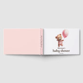 Teddy Bear Baby Girl Shower Gastenboek (Volledig)