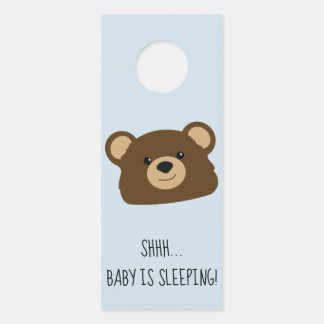 Teddy Bear Baby is Slapende deur Hanger