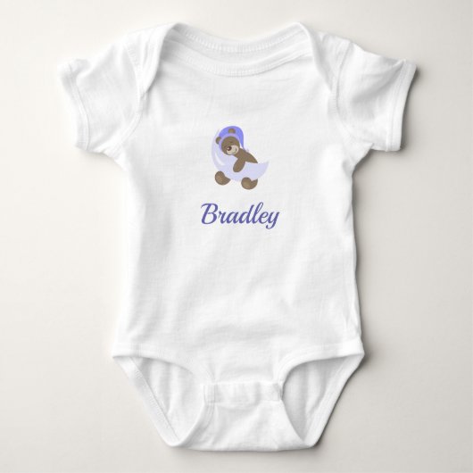 Teddy Bear Baby Jersey Bodysuit (Voorkant)