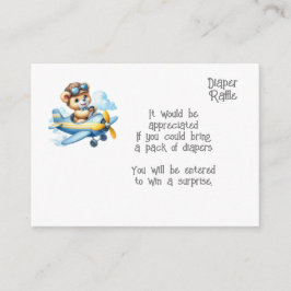 Teddy Bear Baby luier verloting behuizing kaart