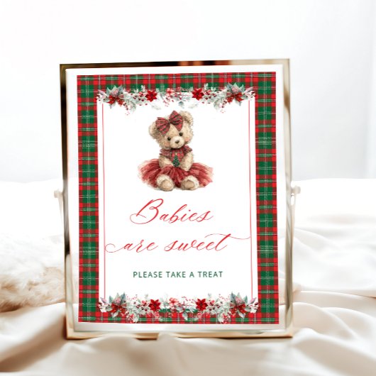 Teddy Bear Baby shower Baby's zijn zoet Poster