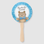 Teddy Bear Baby shower Barly Wacht Handwaaier (Achterkant)