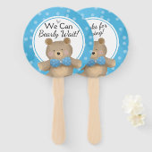 Teddy Bear Baby shower Barly Wacht Handwaaier (Voorkant en achterkant)