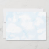 Teddy Bear Baby Shower Bedankkaart (Achterkant)