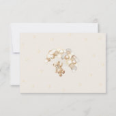 Teddy Bear Baby Shower Bedankkaart (Achterkant)