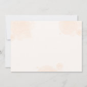 Teddy Bear Baby Shower" Bedankkaart (Achterkant)