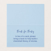 Teddy Bear Baby shower Boek Aanvraag Gevouwen Kaar Kaart (Binnenkant ongevouwen)