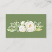 Teddy Bear Baby shower Books for the baby Enclosur Informatiekaartje (Achterkant)