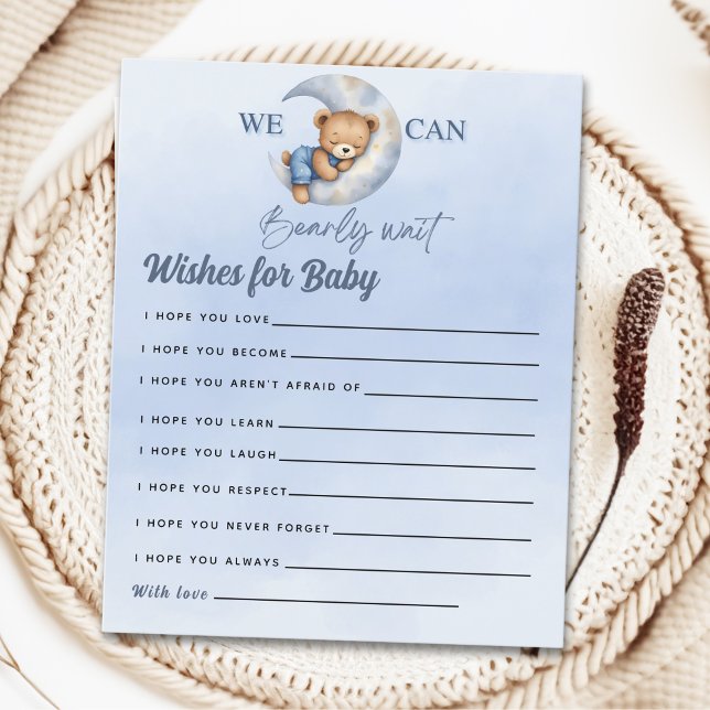 Teddy Bear Baby shower boy (Creator heeft geüpload)